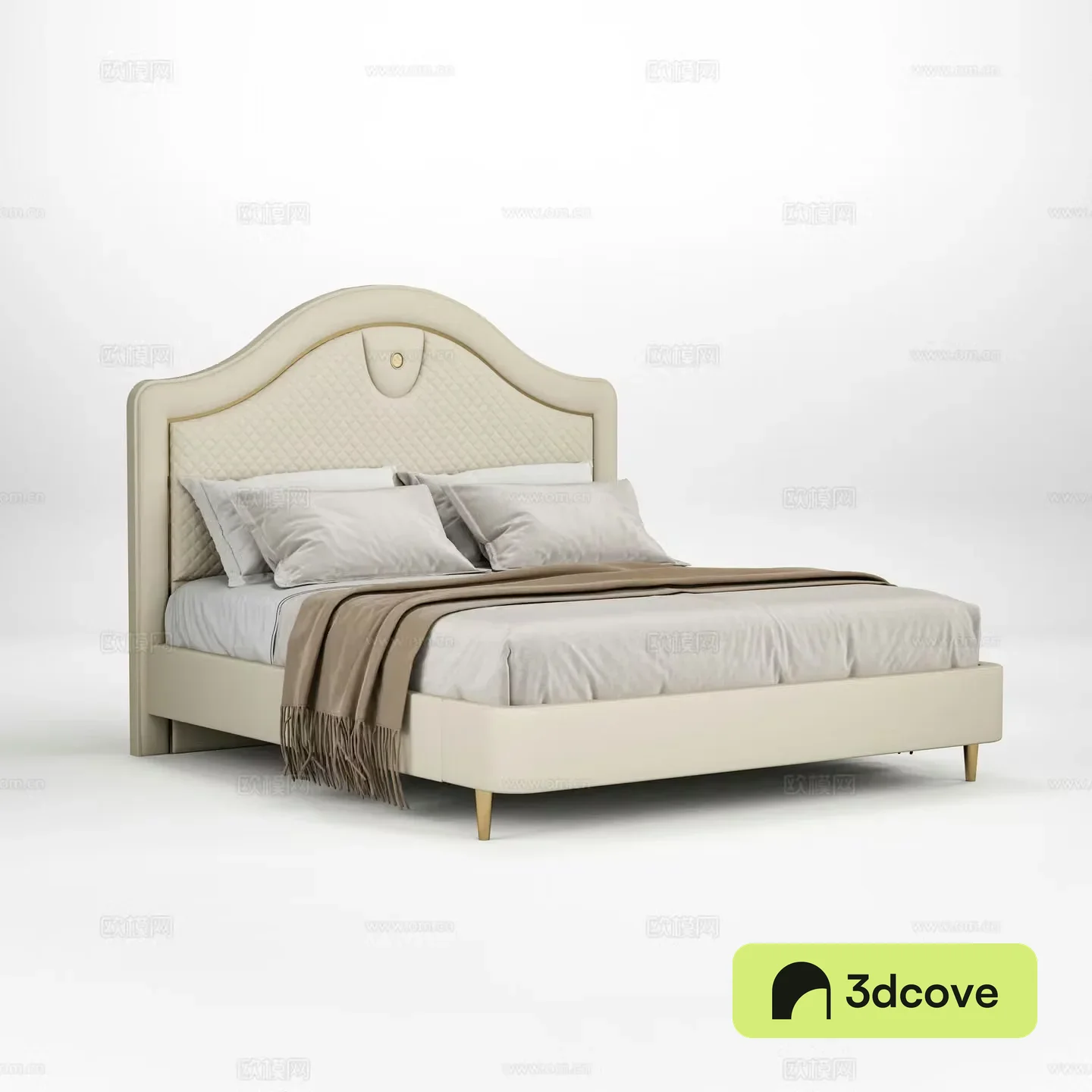 Modern double bed