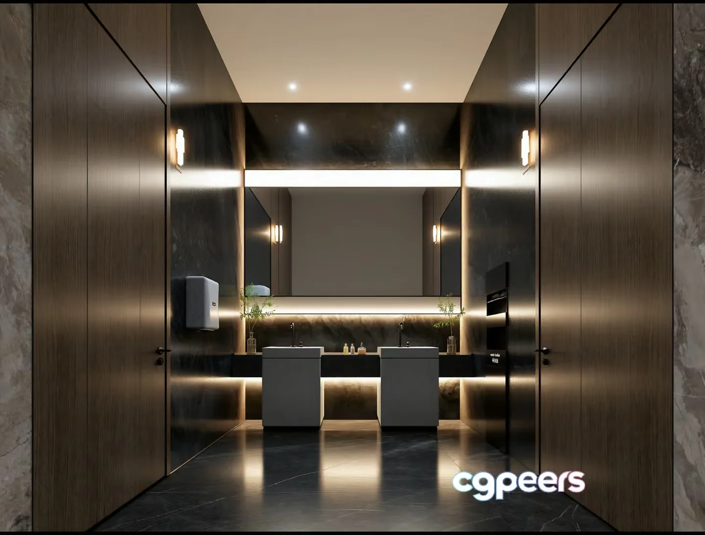 Modern Bathroom Fixtures 3D Model – 22099 – VRAY Render