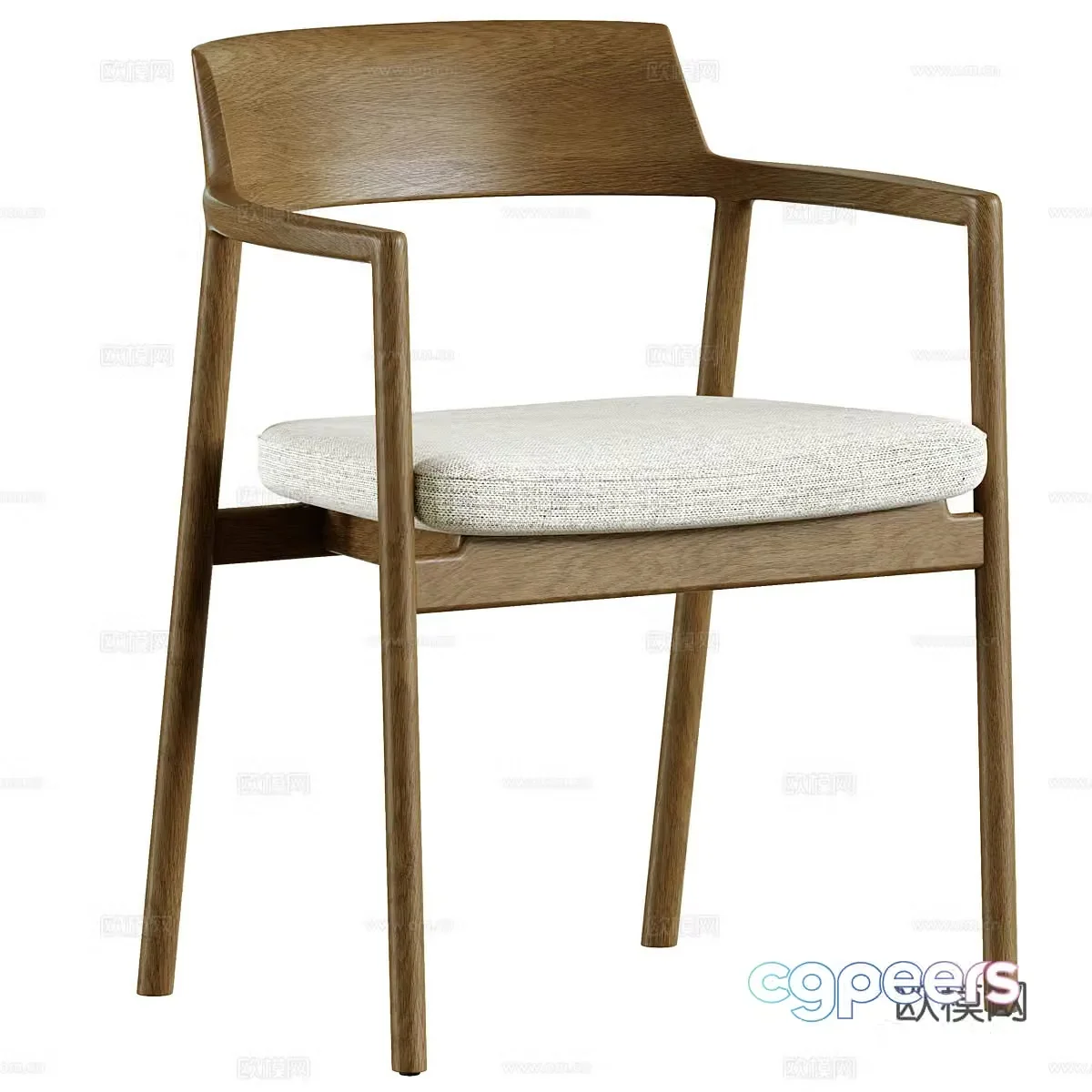 New Chinese Alocs chair 3d model