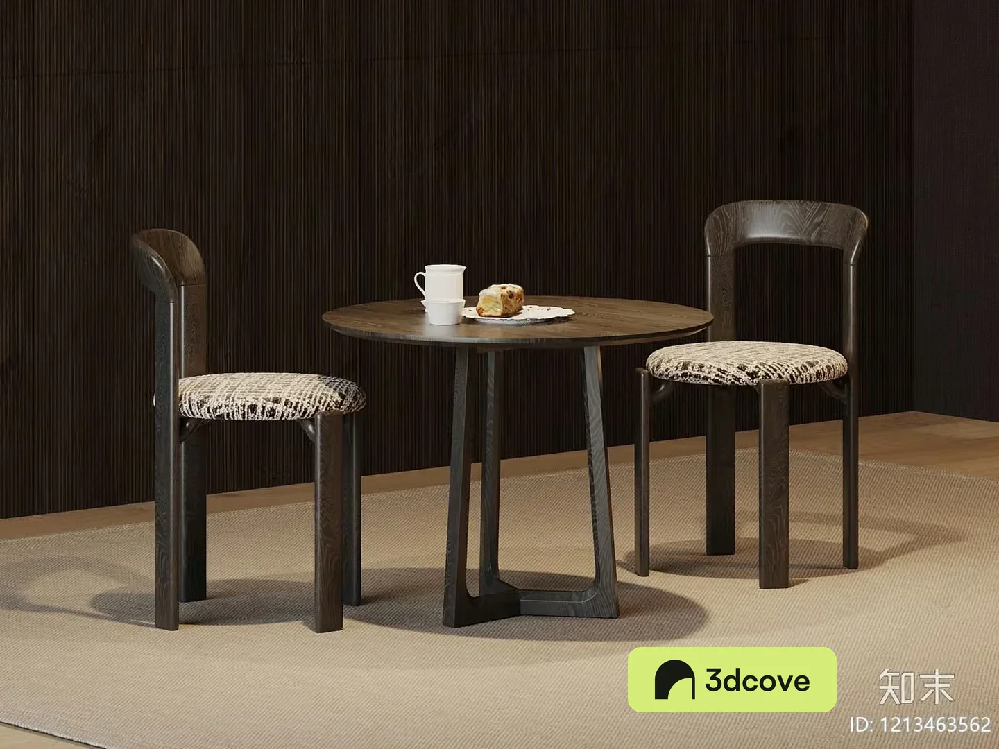 A Small Table And Chairs