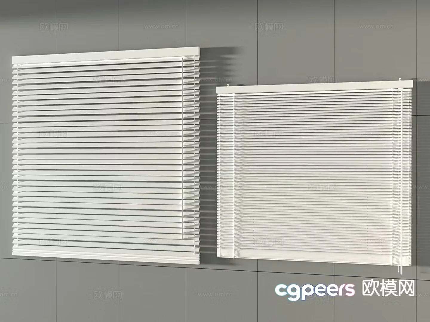 Venetian blinds roller blinds sunshade 3d model