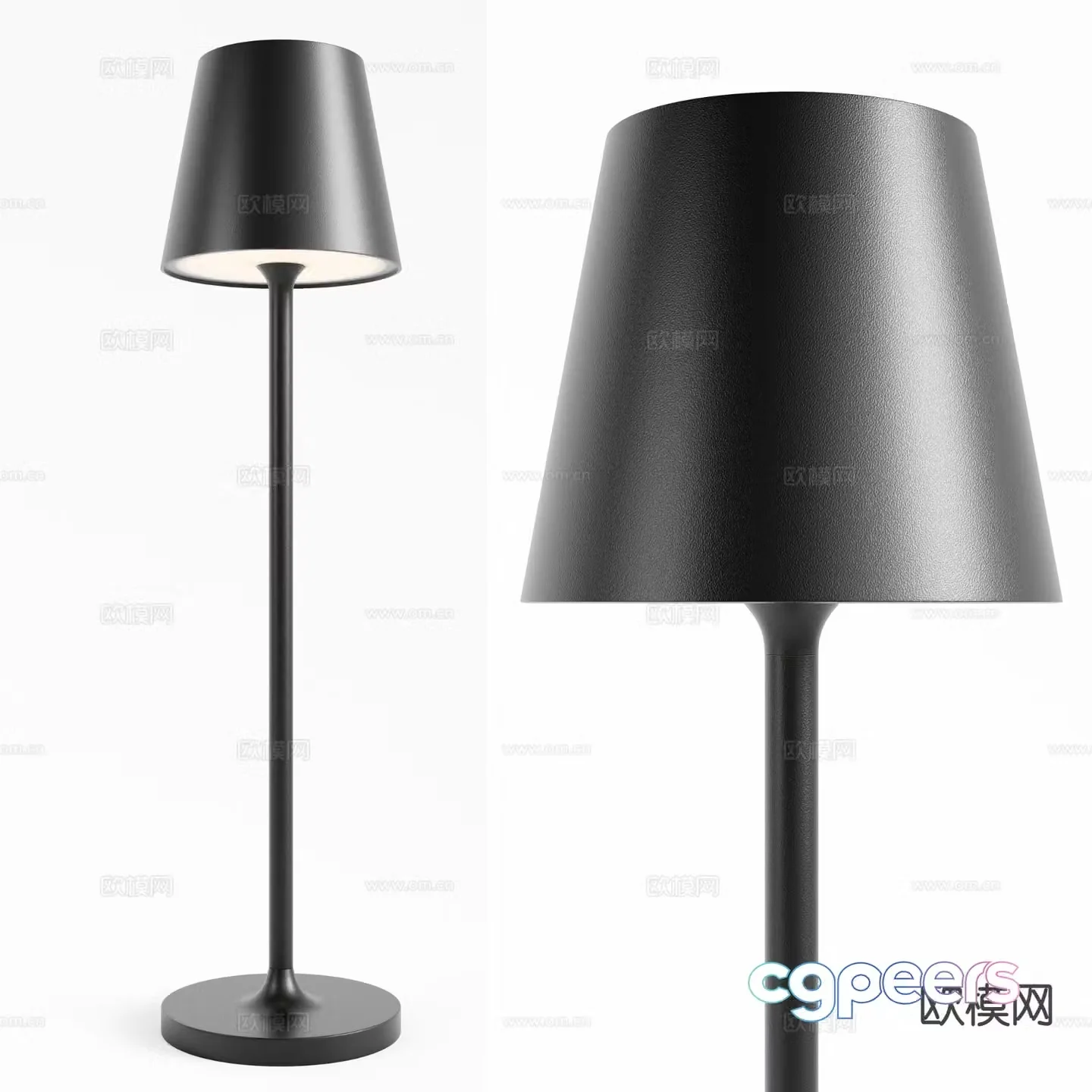 Modern floor lamp artistic lamp 3d model