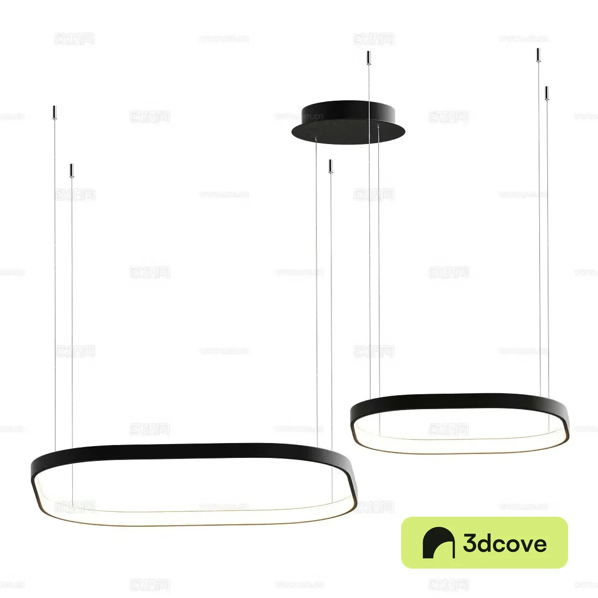 Modern minimalist chandelier