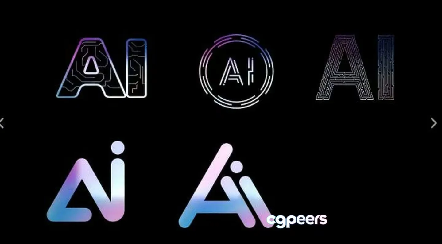 The Main Subject Is A Collection Of Ai Logos 3D Model – 5347 – VRAY Render