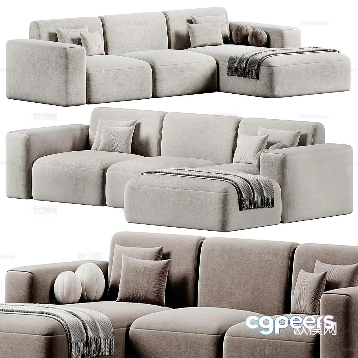 Lavist’s Jack Sofa 3D Model