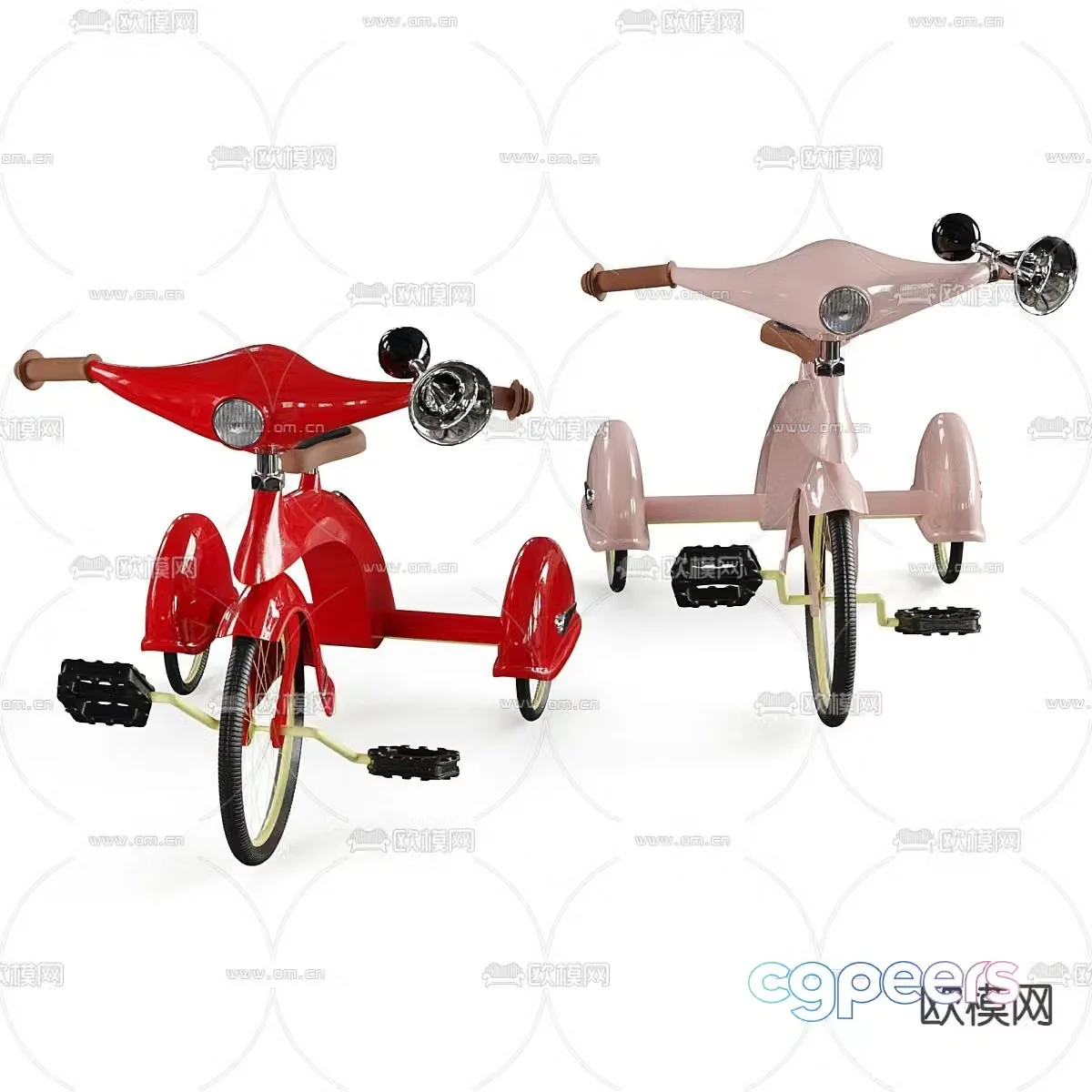 Children’s tricycle 3d model