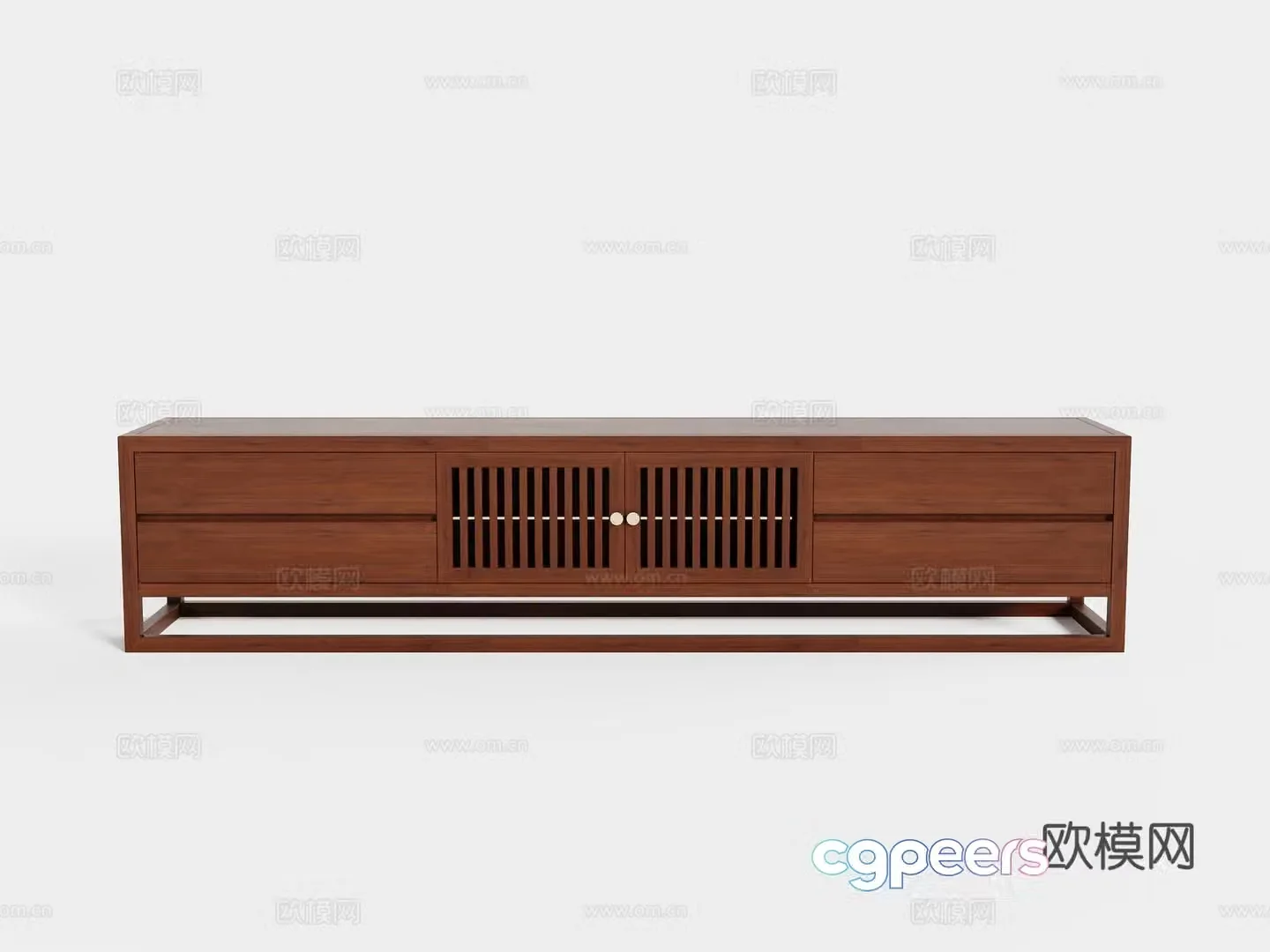 New Chinese style TV cabinet 3d model