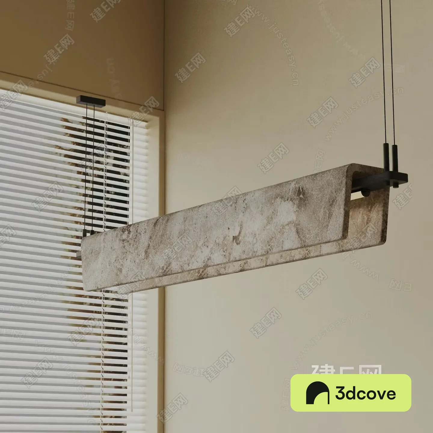 A Light Fixture With A Rustic Design