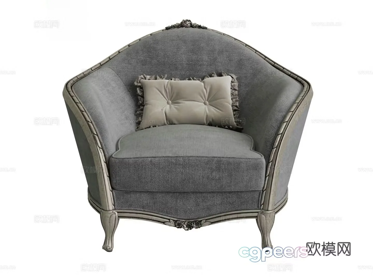 Single sofa leisure sofa 3d model