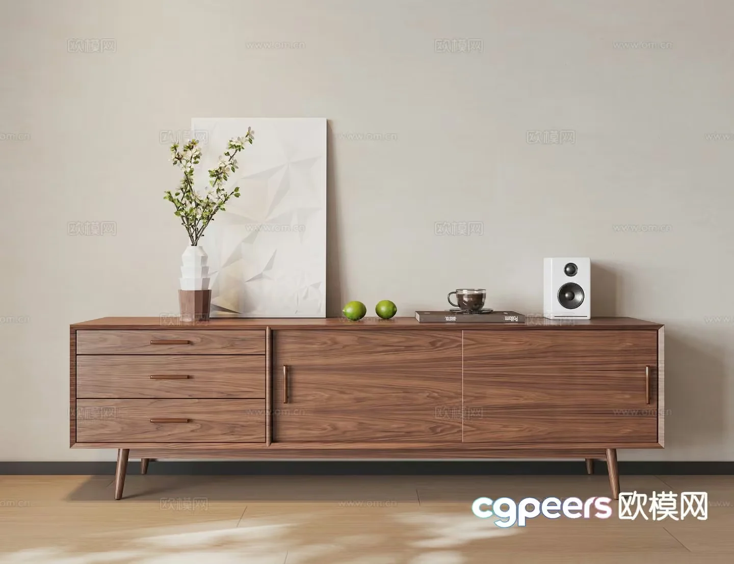 Mid-Century Modern Furniture 3D Model – 18241 – VRAY Render