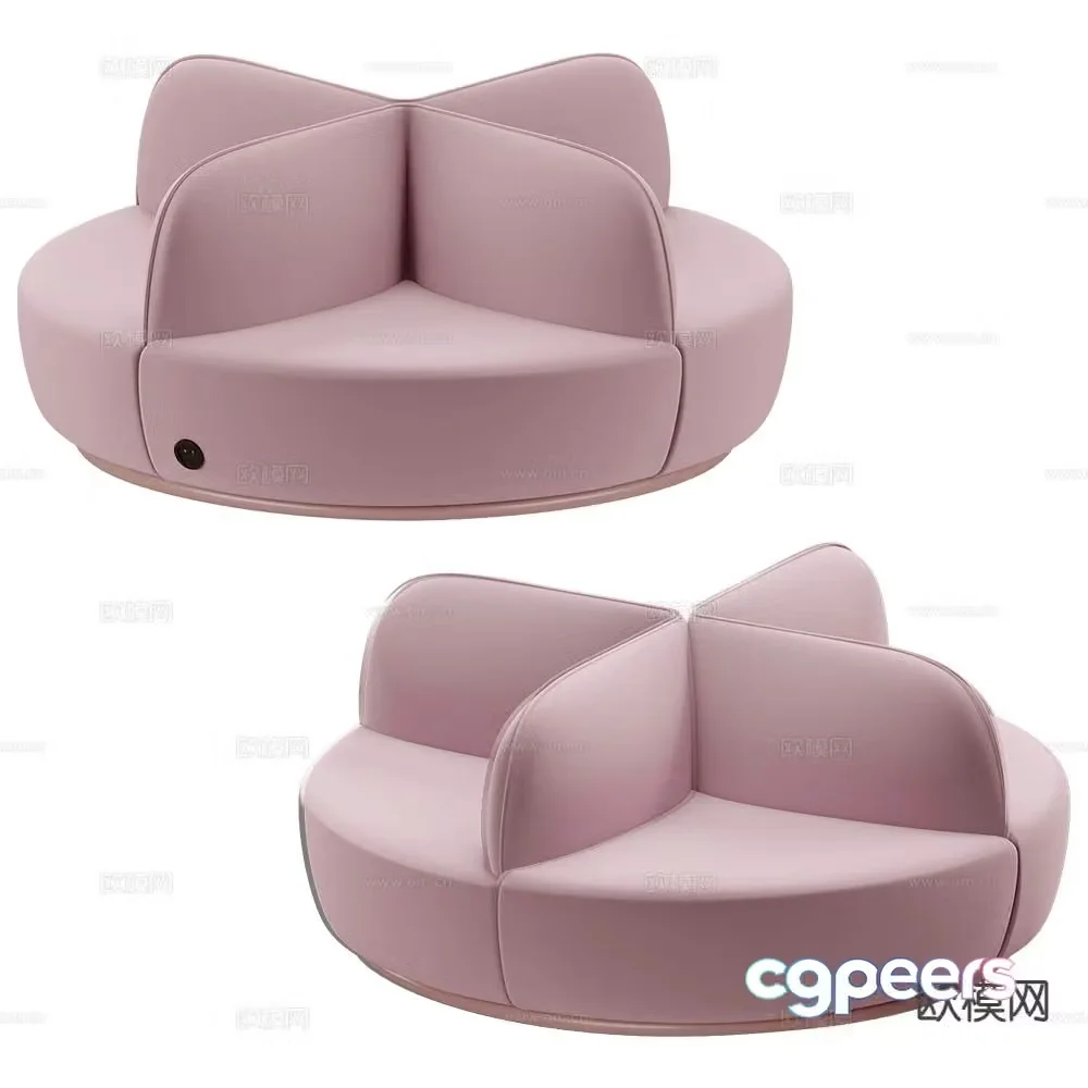Sancal round sofa 3d model