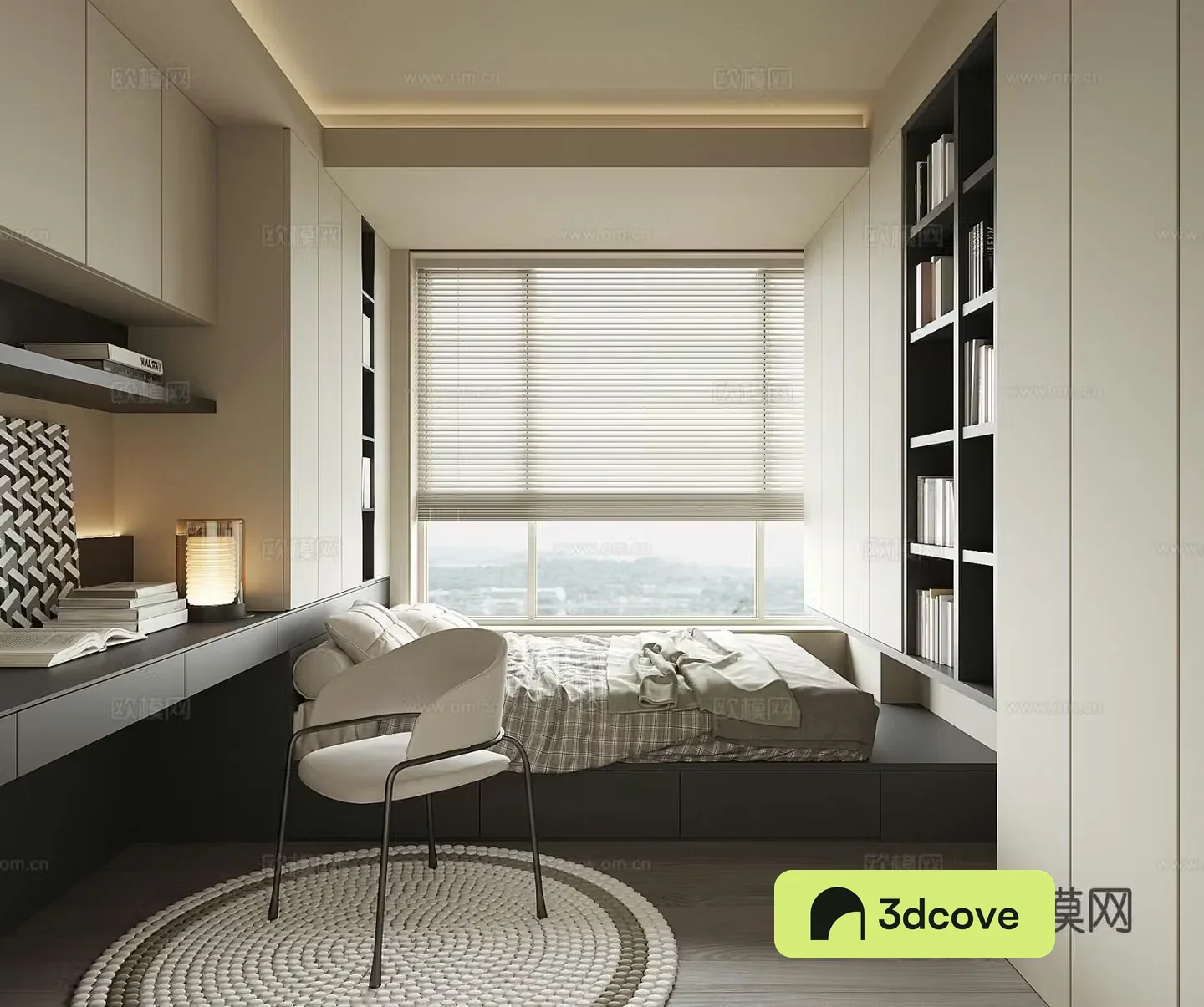 Modern tatami bedroom