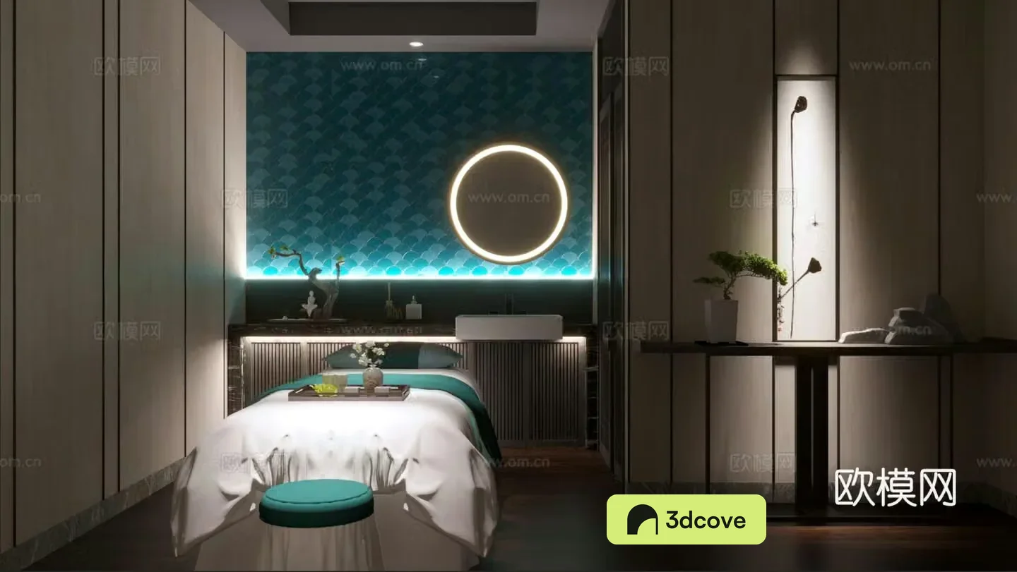 Modern foot massage shop SPA private room