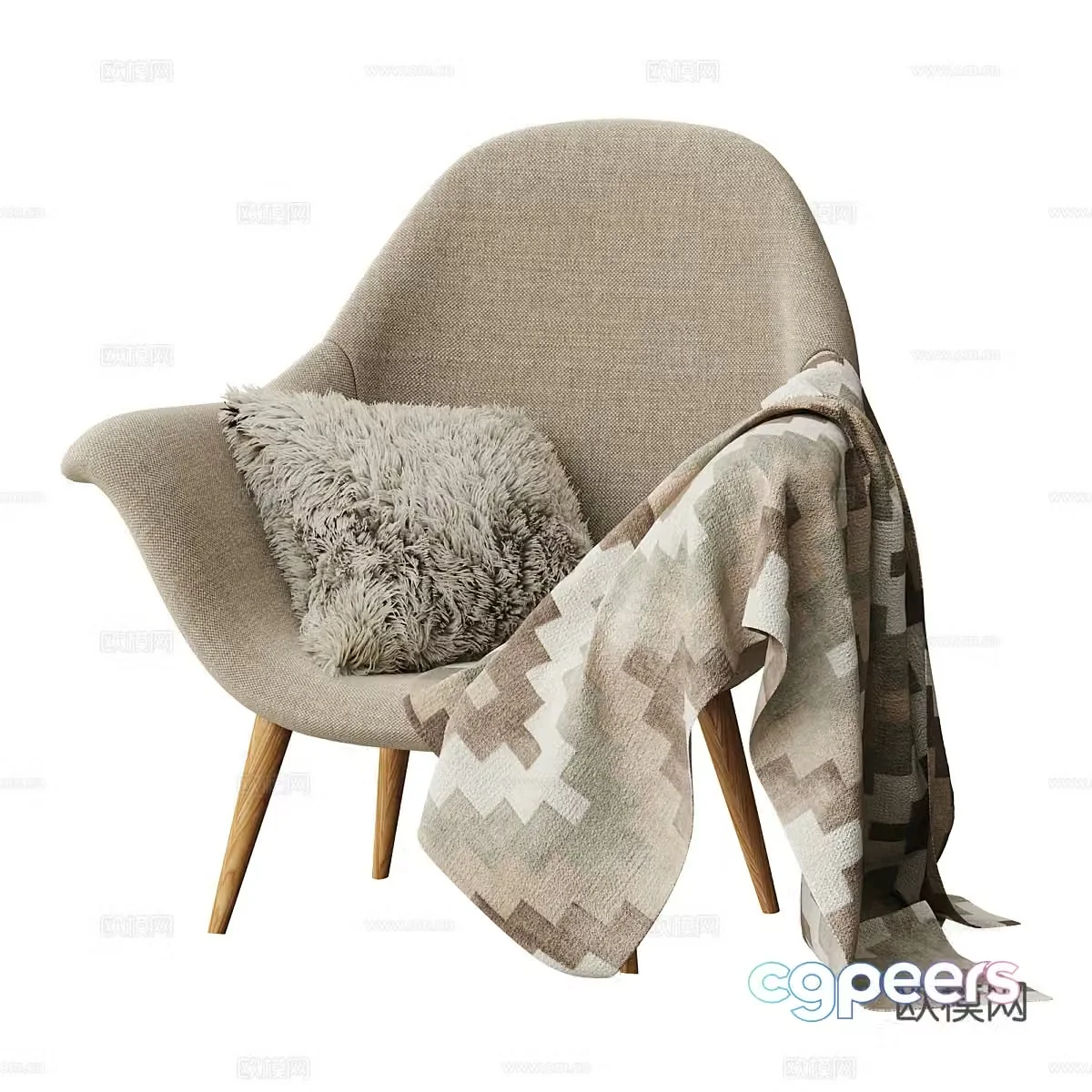 Leisure chair 3d model