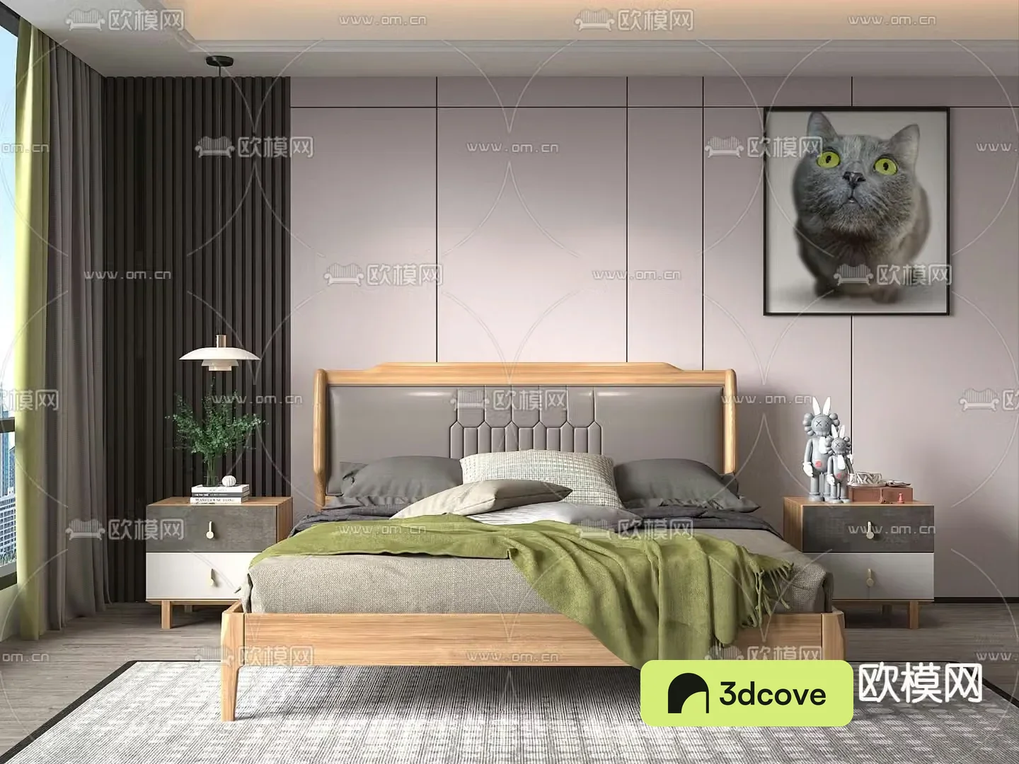 Nordic double bed
