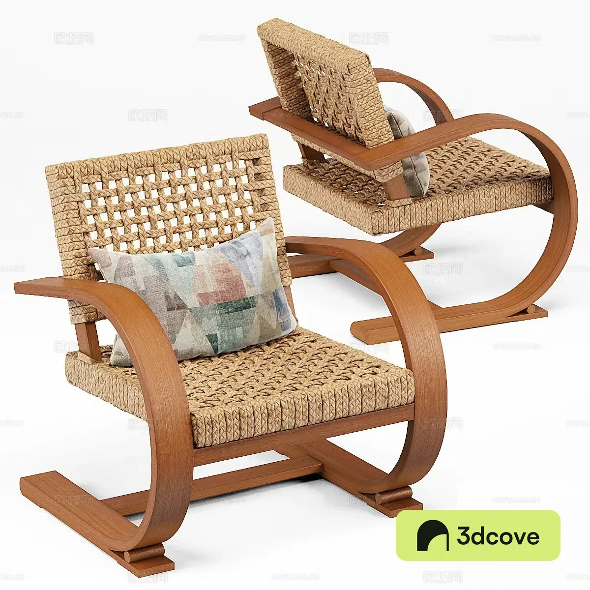 French modernist armchair