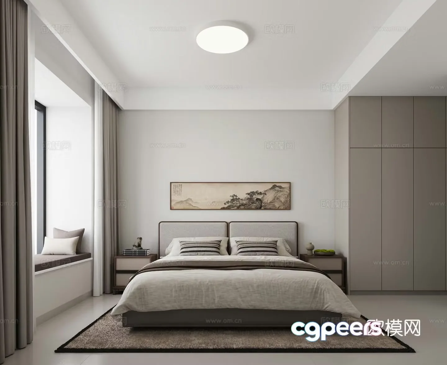 Second bedroom elder room 3D model