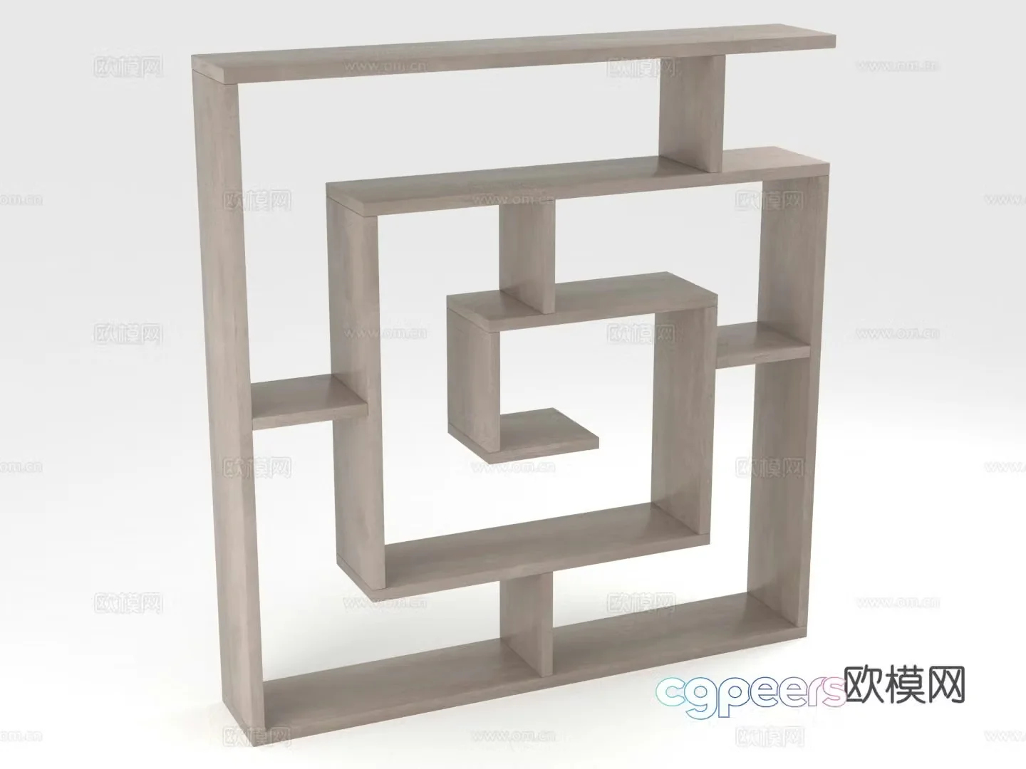 Shelf Bookshelf Bogu Shelf Display rack 3D model