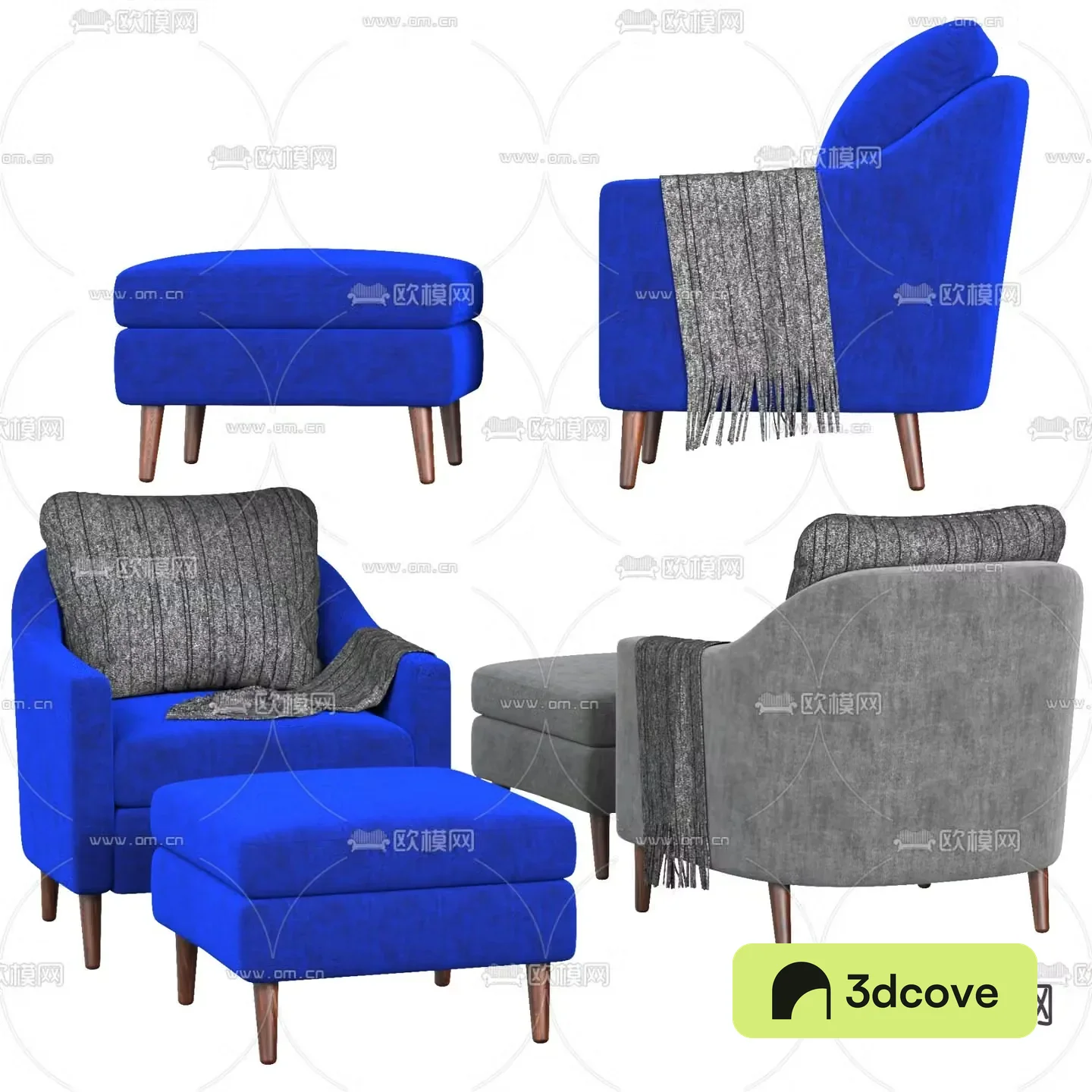 Modern single sofa