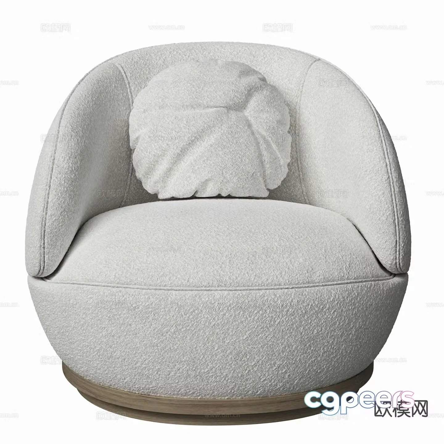Single sofa leisure sofa 3d model