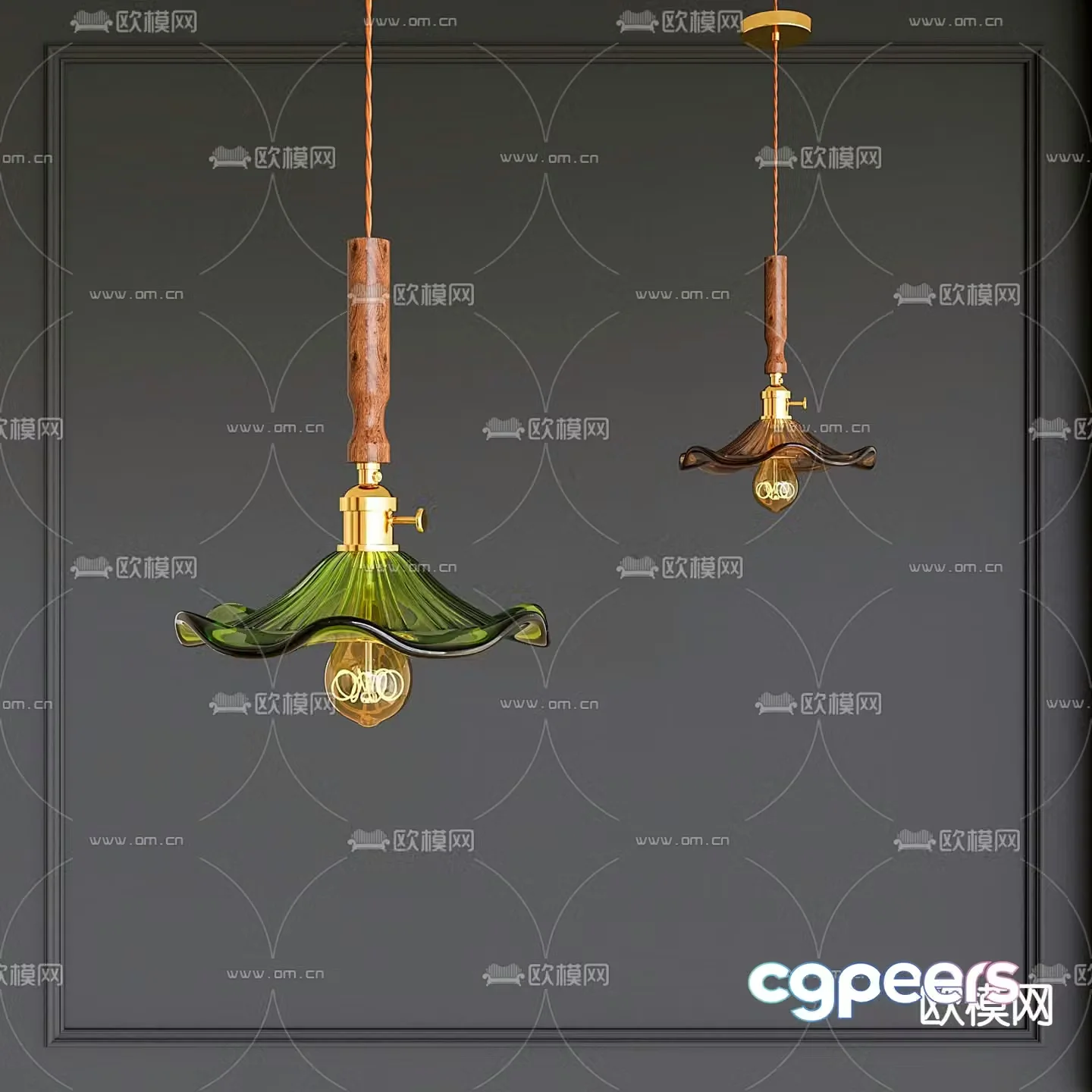 Medieval style chandelier French chandelier 3d model