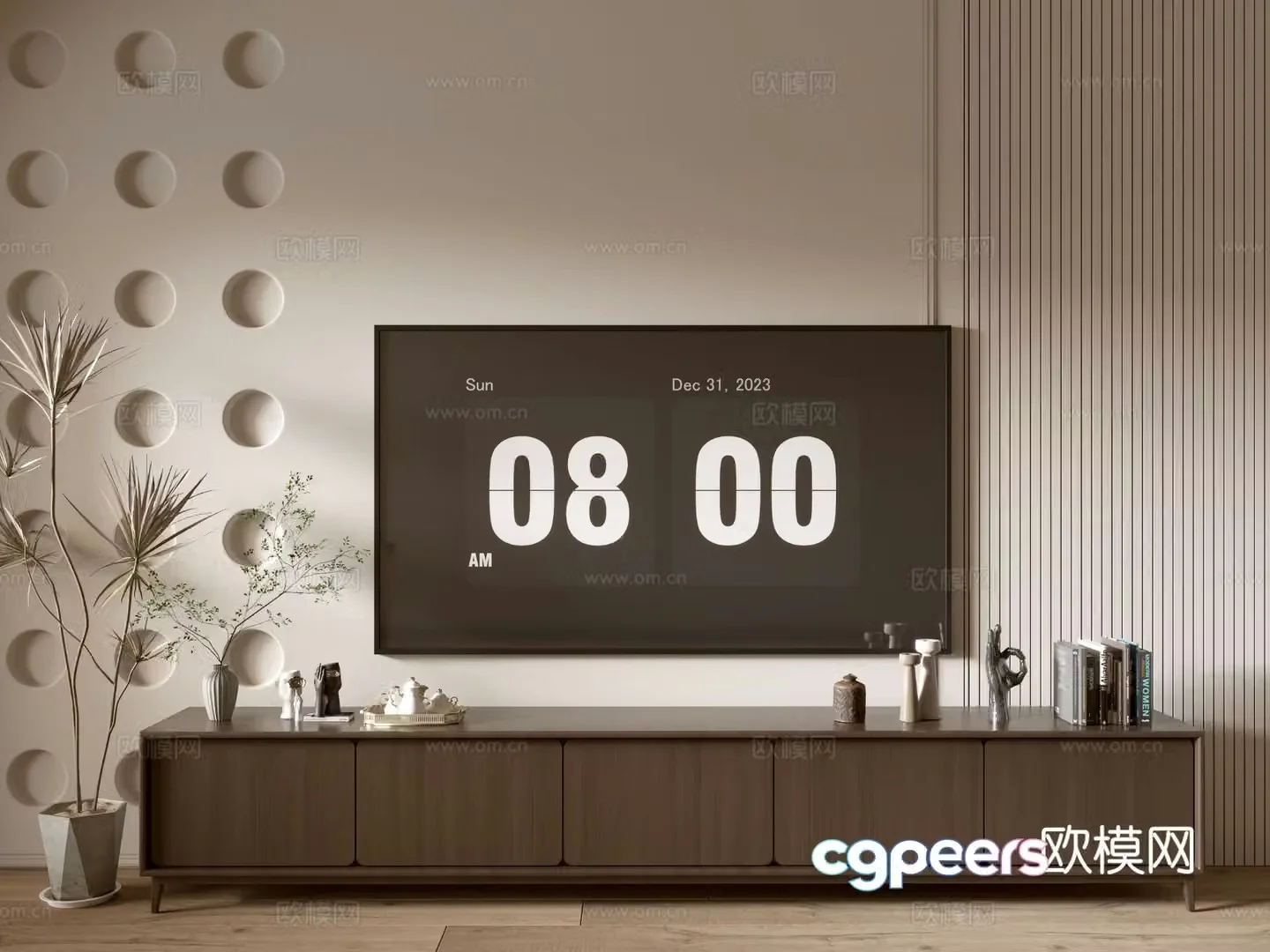 Modern TV cabinet 3d model