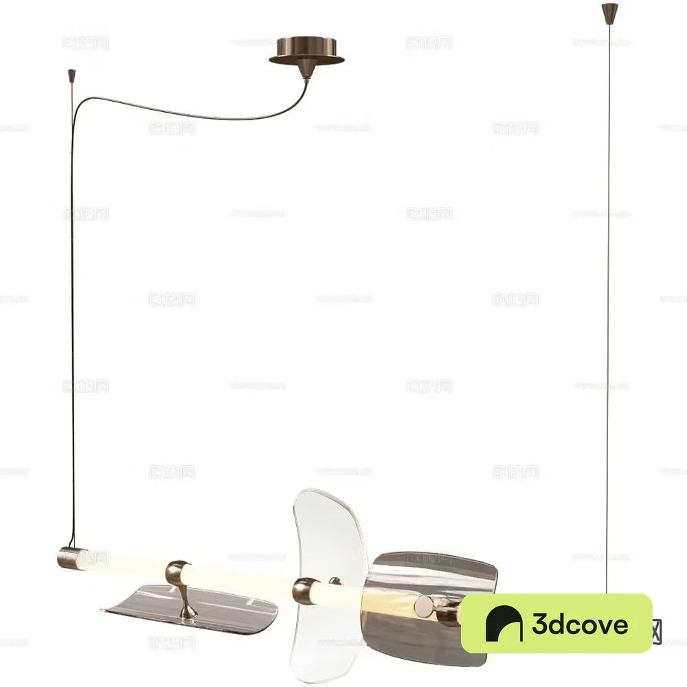 Italamp long chandelier