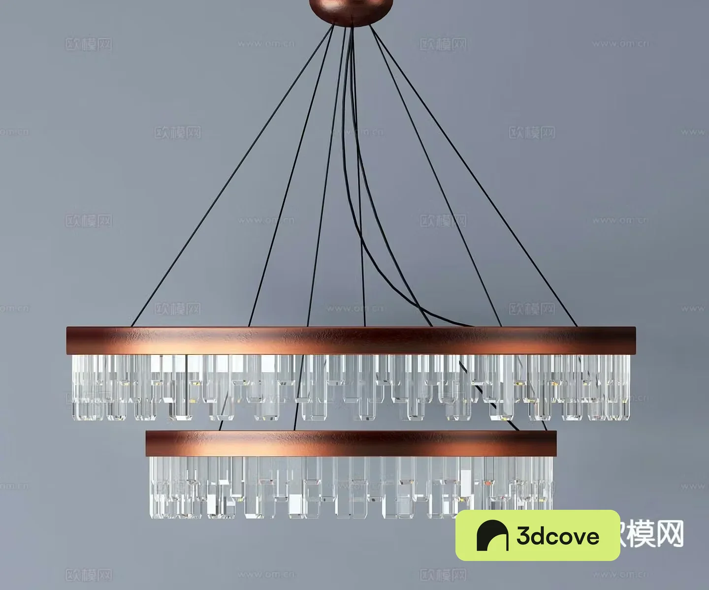 Modern crystal chandelier