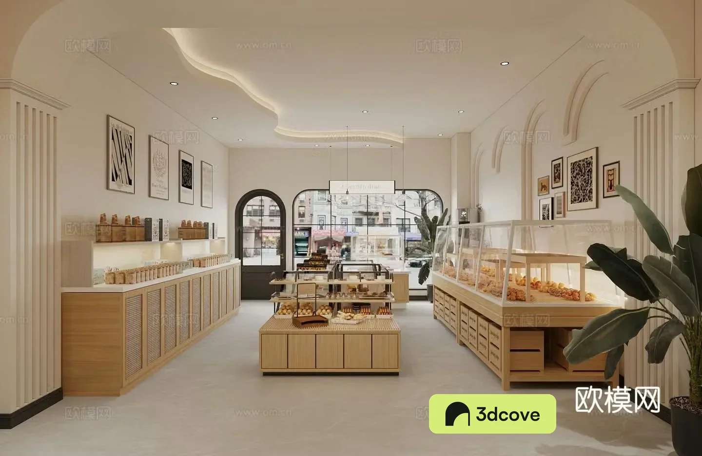 Modern dessert bakery