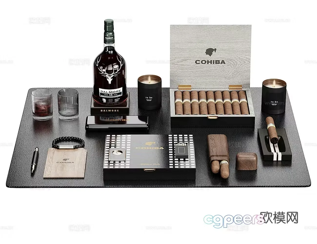 Cigar Box Cigar Moisturizer 3D Model