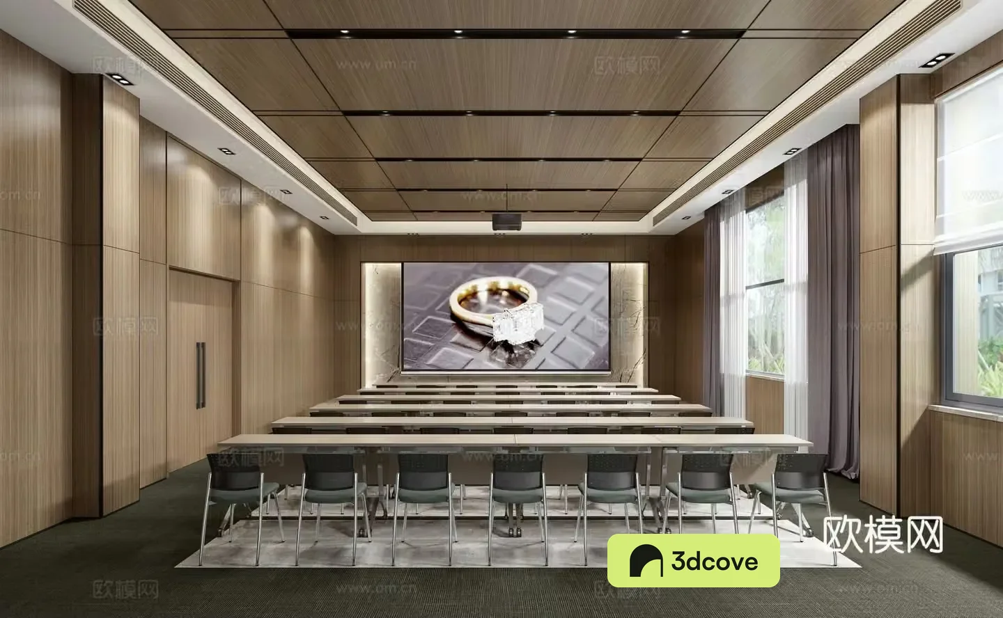 Modern conference room training room