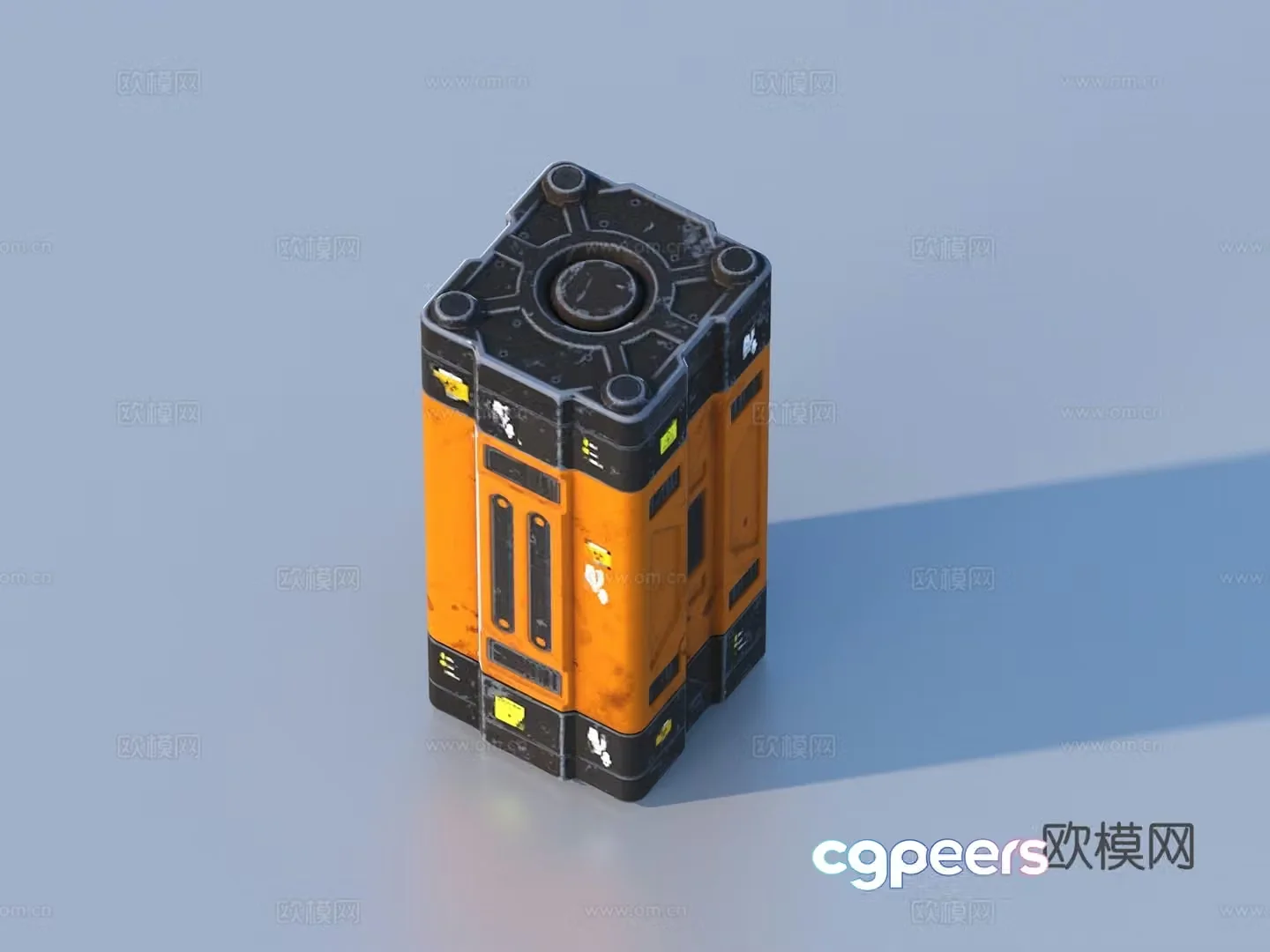 Hardware mechanical parts cabin components 3D model