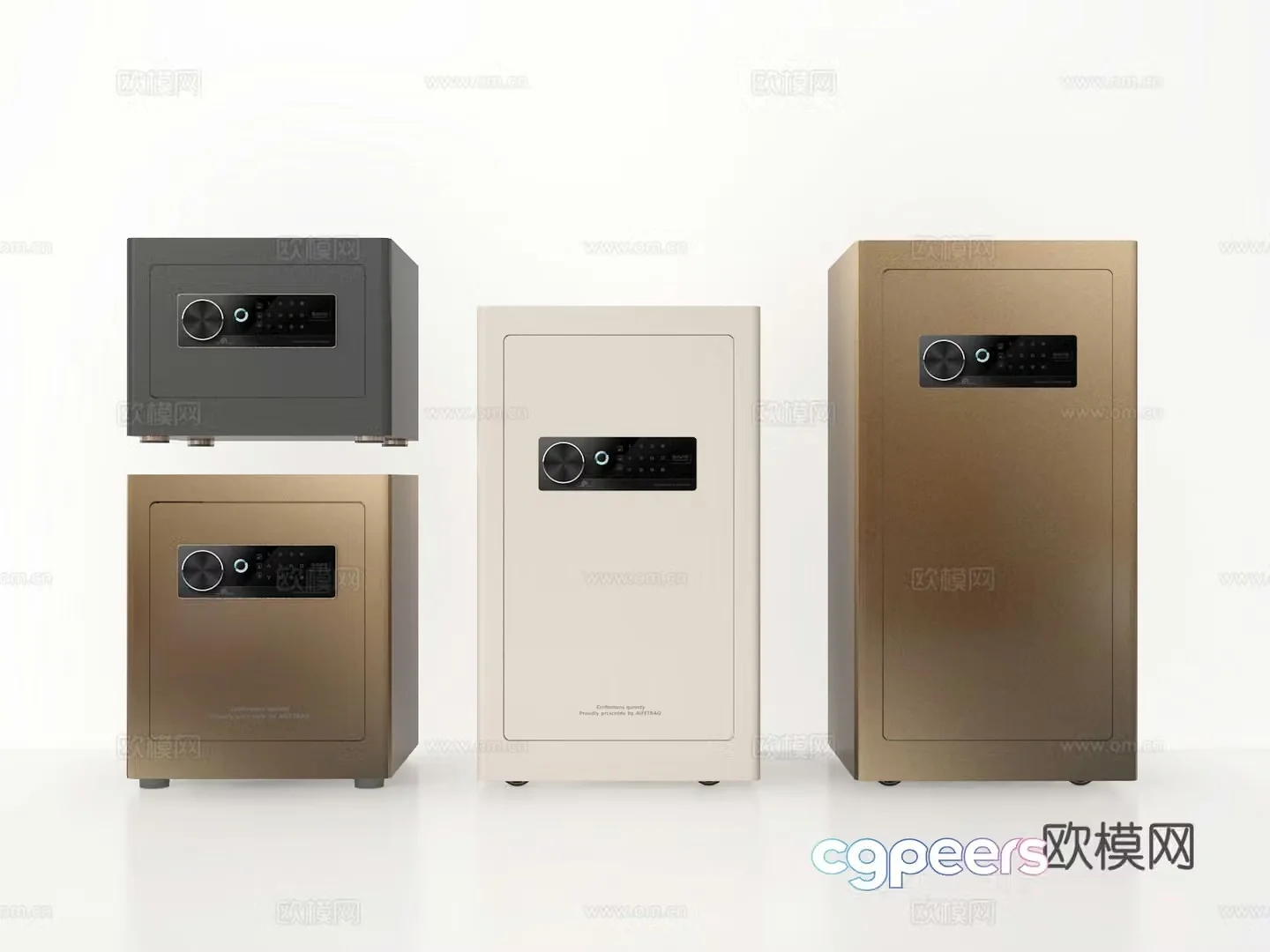 safe safe password cabinet 3d model