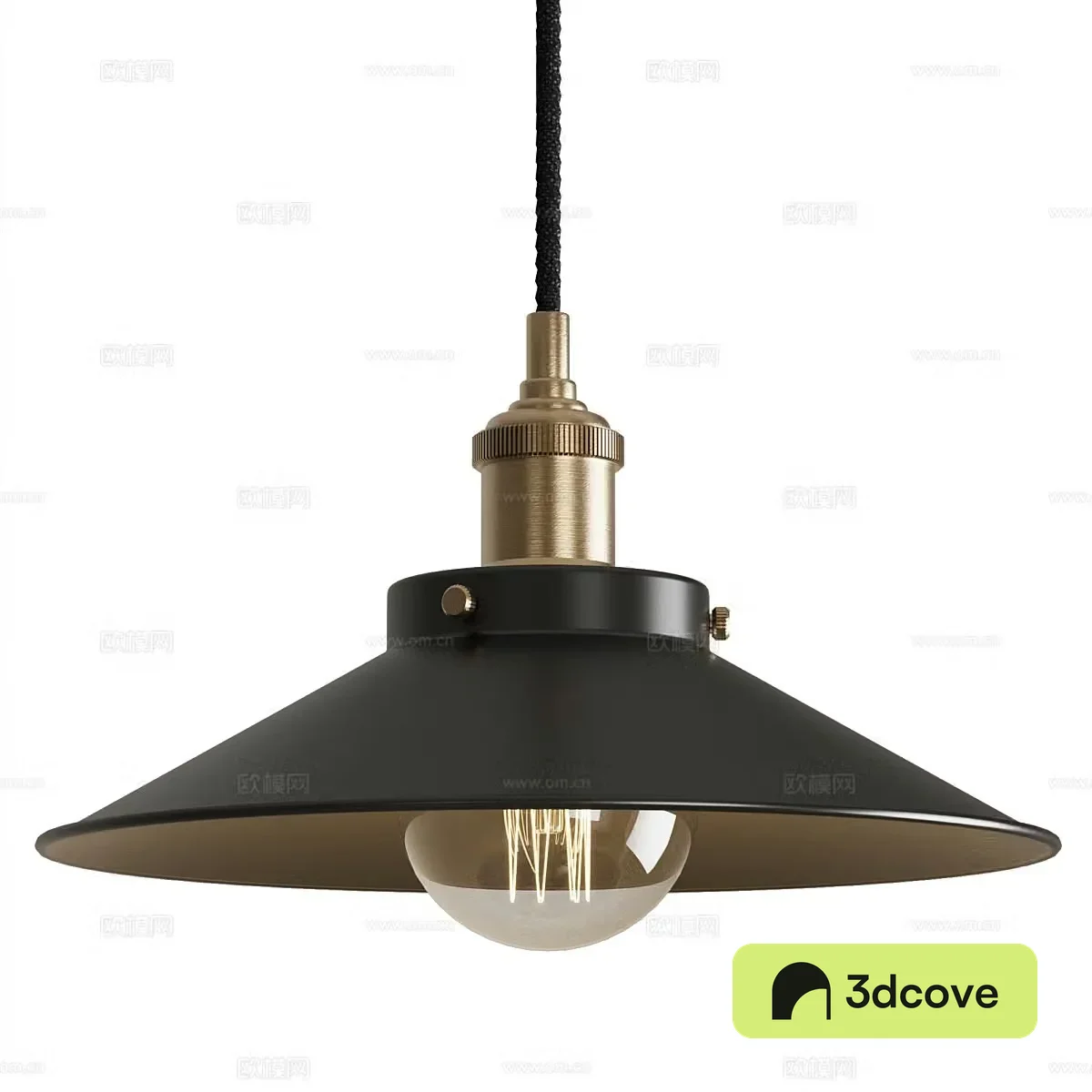 Light luxury restaurant chandelier