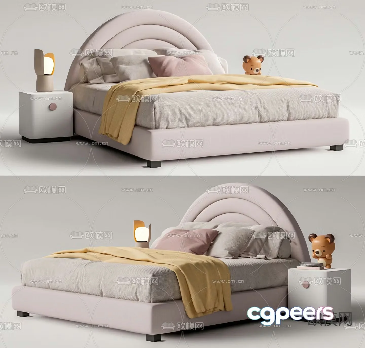 children’s bed child’s bed 3d model