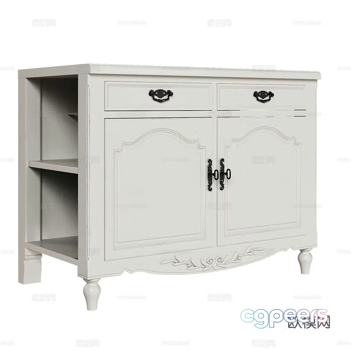 Side cabinet 3D model