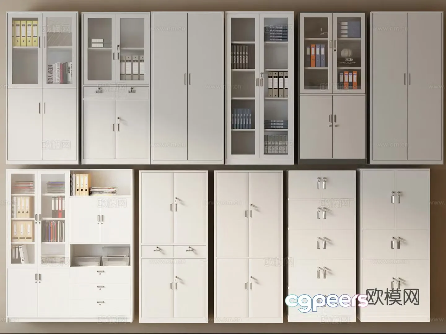 File cabinet File cabinet Office cabinet Iron cabinet 3D model