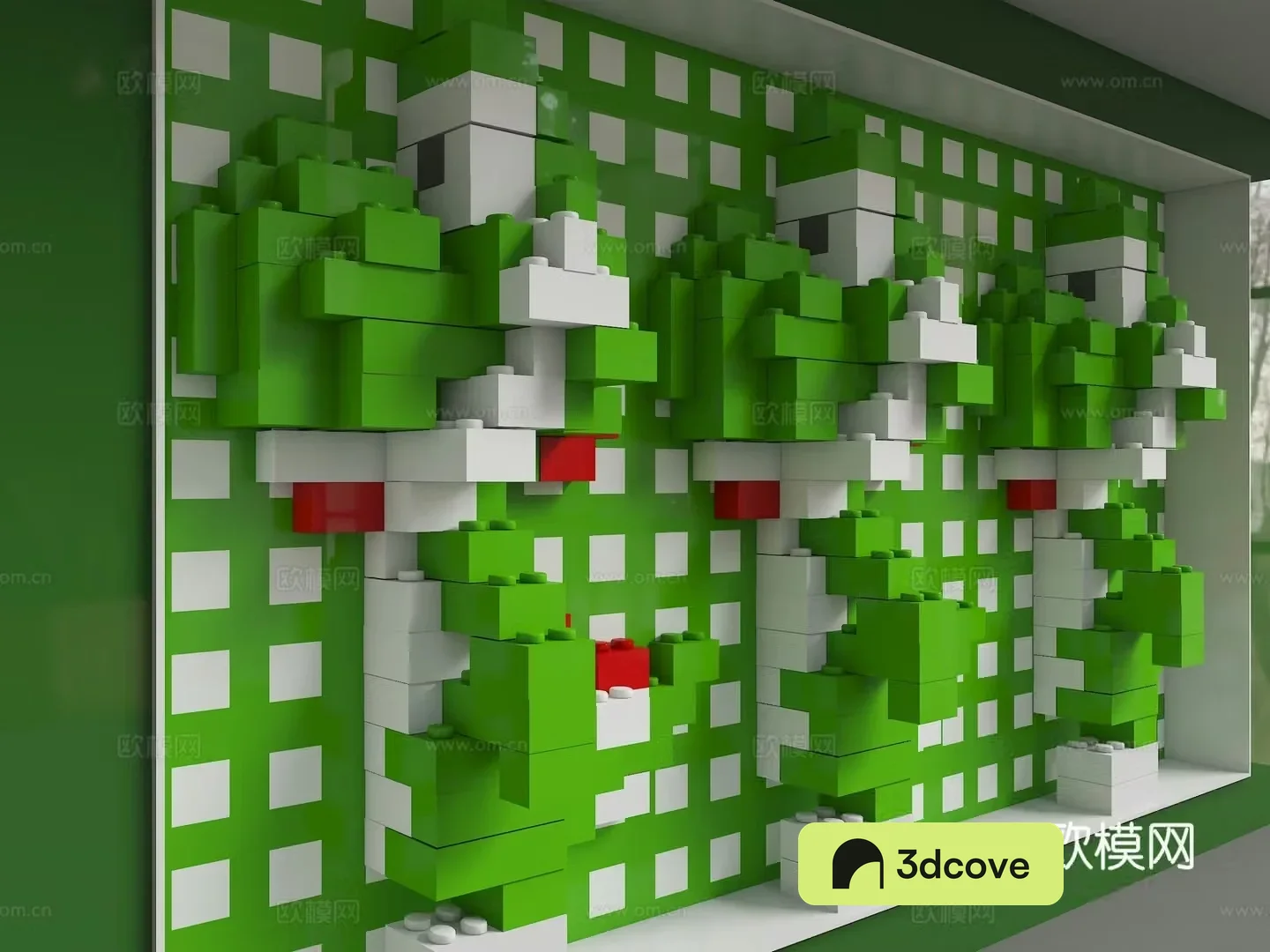Modern background wall