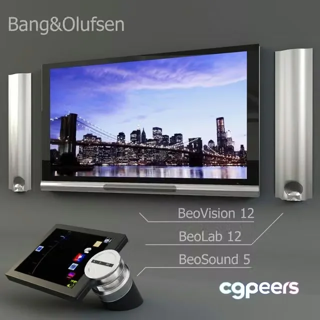 3ds Max Free – Bank & Oulfsen TVset