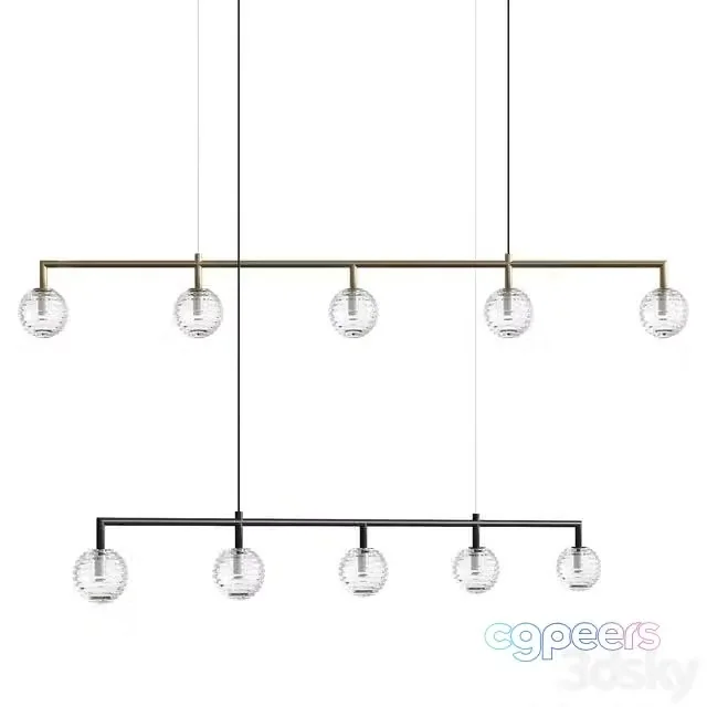 3ds Max Free – Aromas Del Campo Doul linear pendant lamp