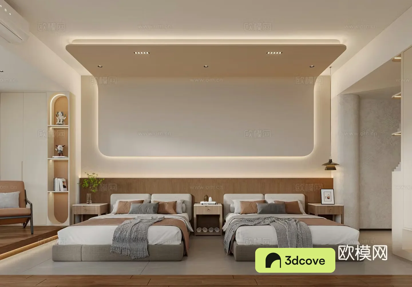 Modern hotel private room