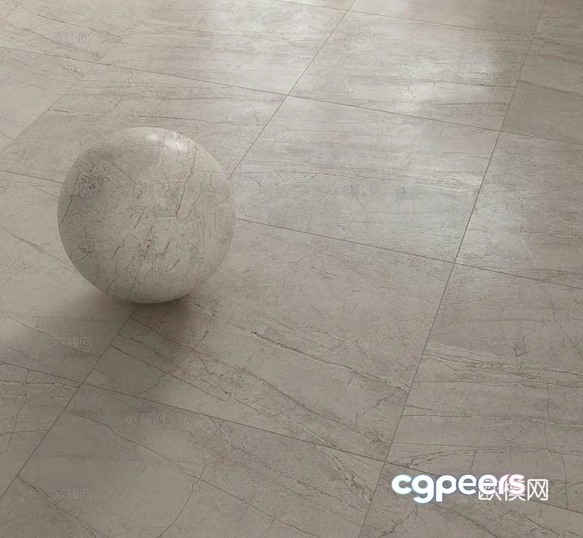 Marble floor tiles Textured floor tiles 3d model