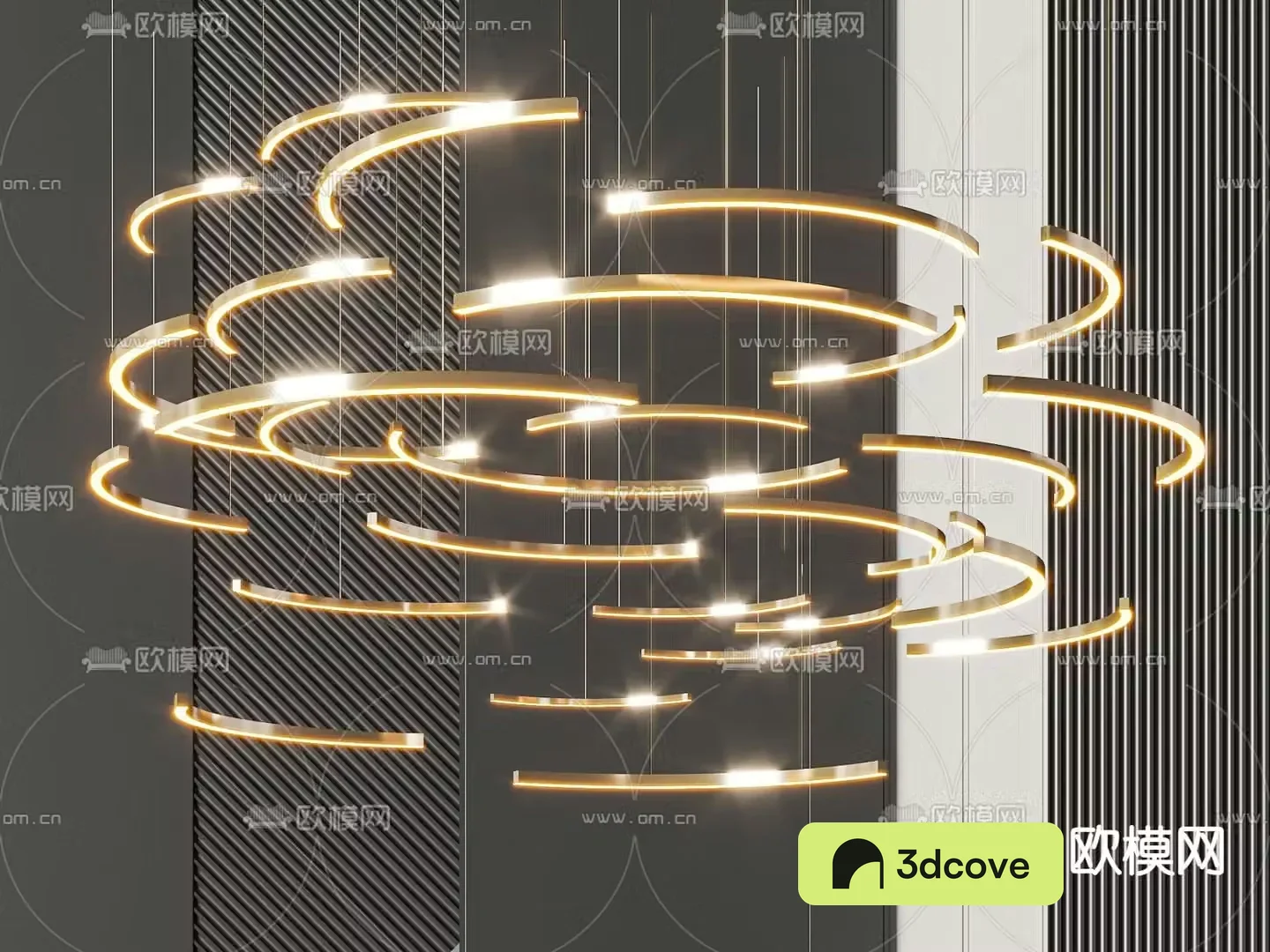 Modern chandelier