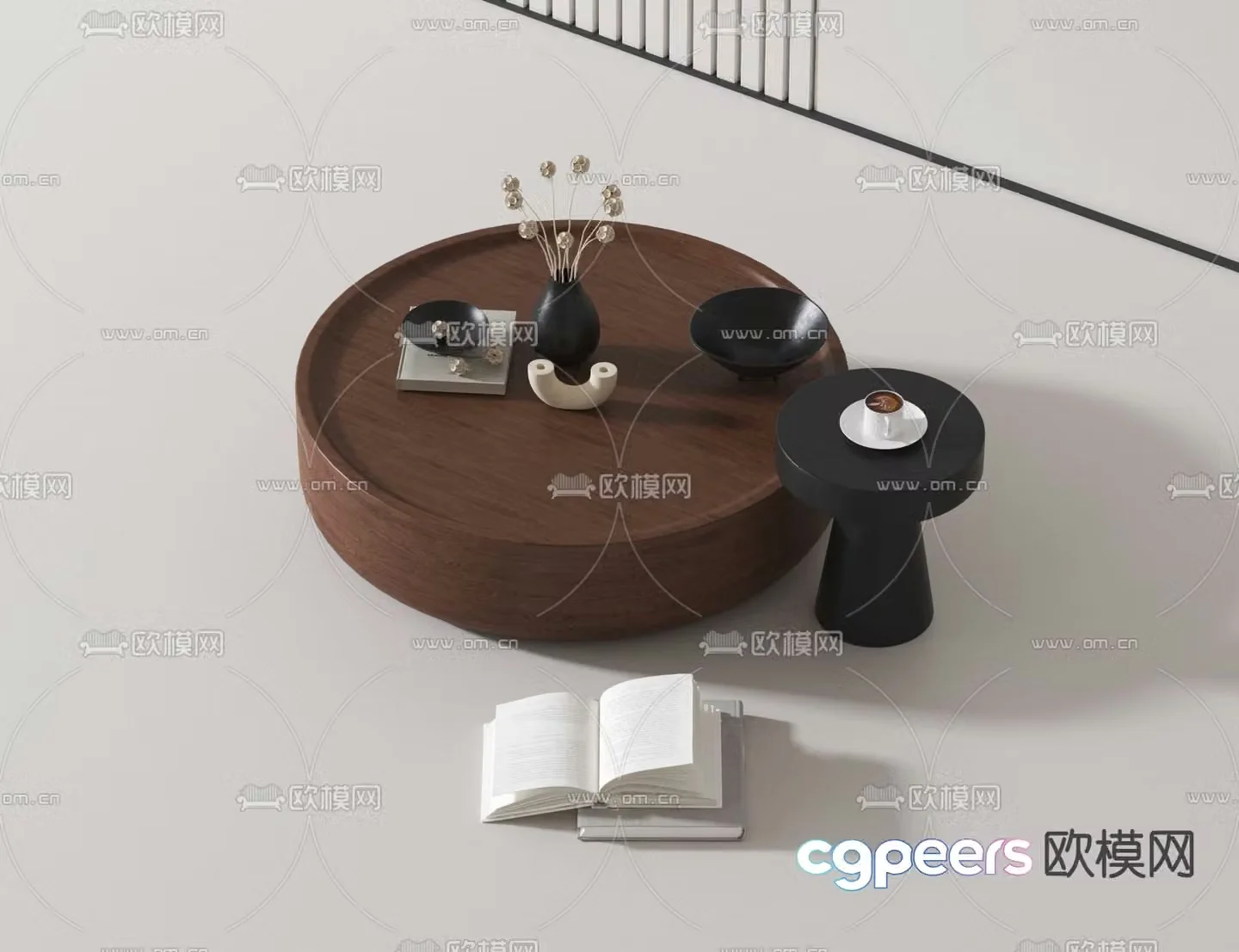 3D model of mother-in-law coffee table