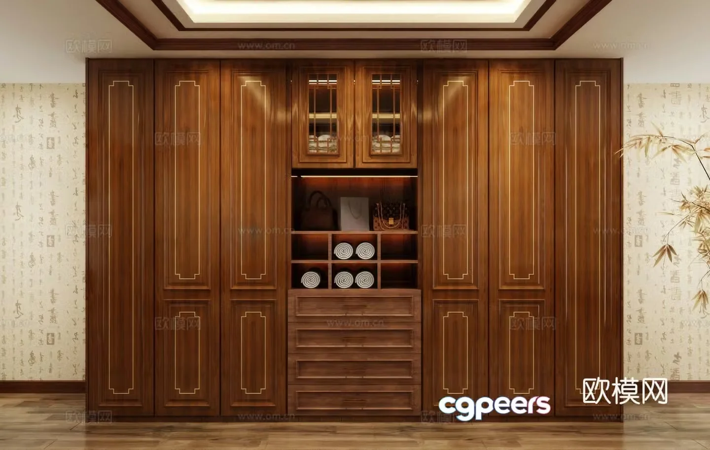 Wardrobe design Wardrobe renderings Wardrobe wardrobe design Wardrobe cabinet 3d model