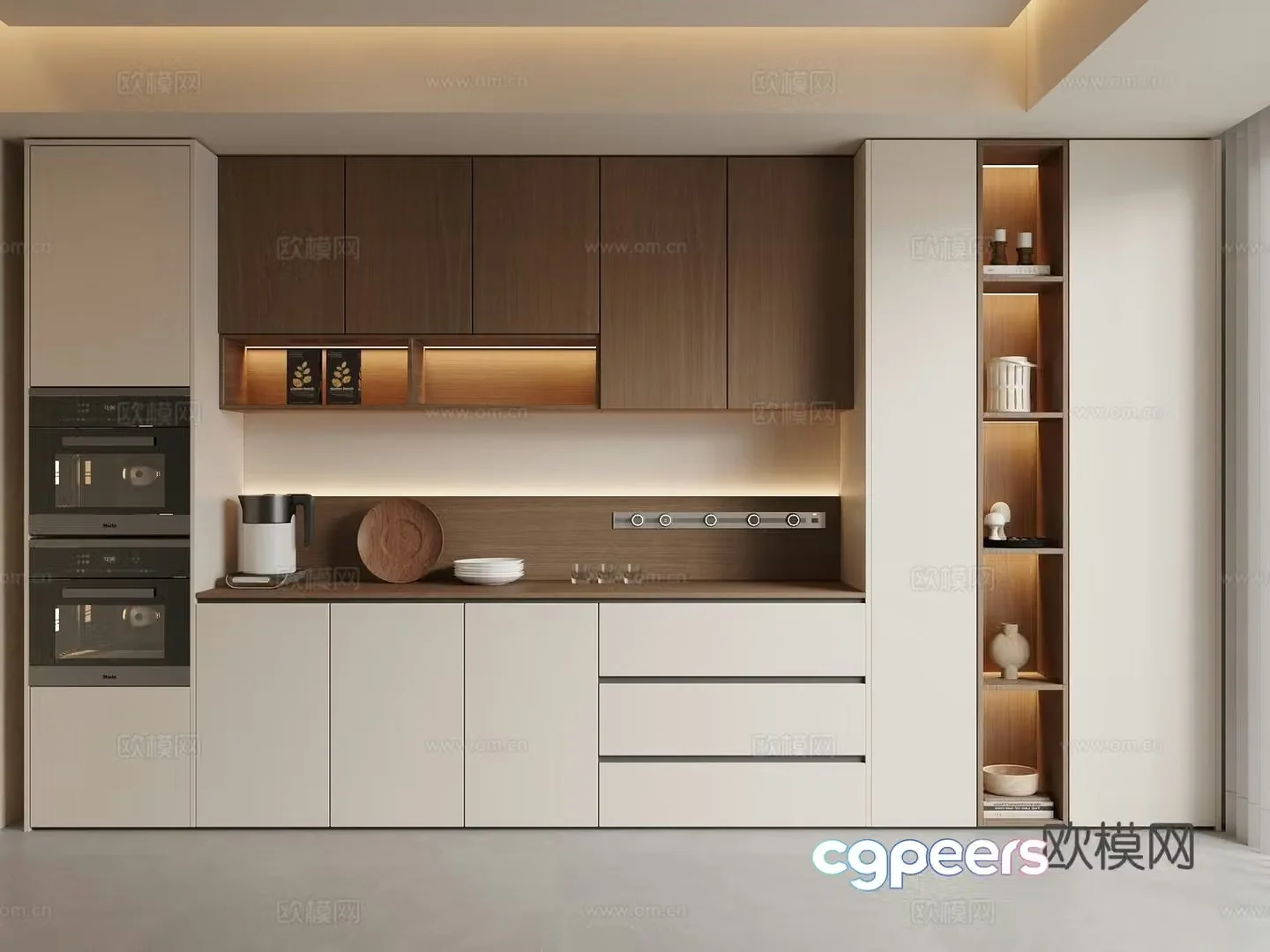 Middle-aged sideboard 3D model