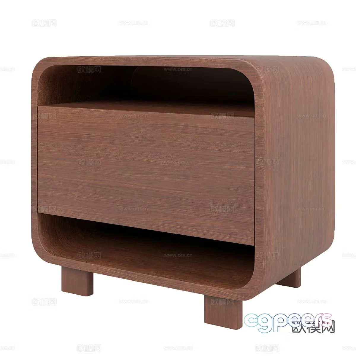 Bedside table 3d model