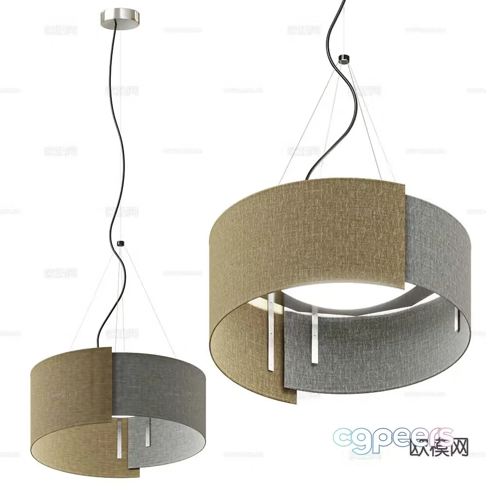 MODO Italian small chandelier 3D model