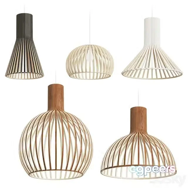 3ds Max Free – Secto Design Wooden Lamps
