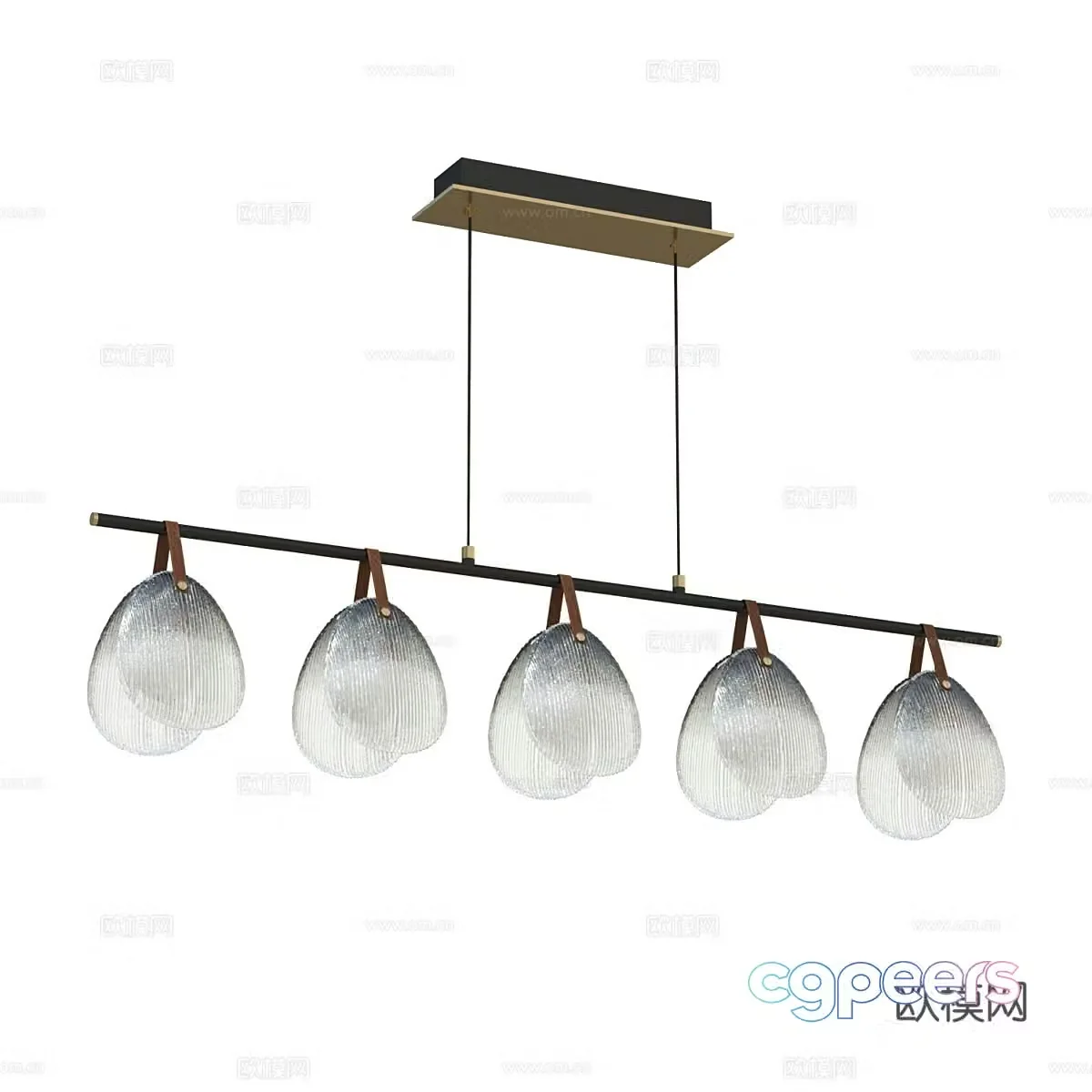 Modern simple chandeliers chandeliers simple chandeliers dining chandeliers living room chandeliers lamps 3D model